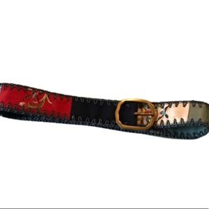 Lucky Brand Patchwork Boho Belt